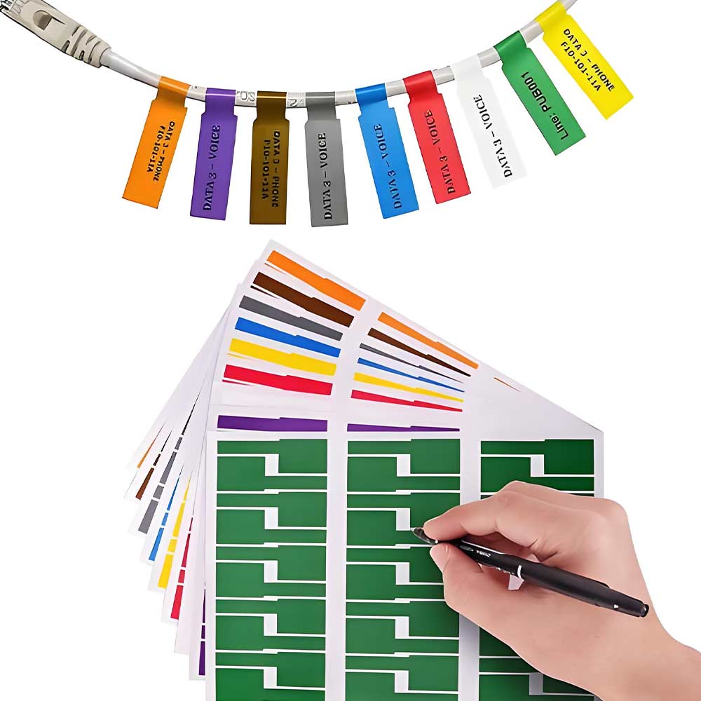Embroidery Writing - 방수 케이블 라벨 태그는 손글씨로 쓸