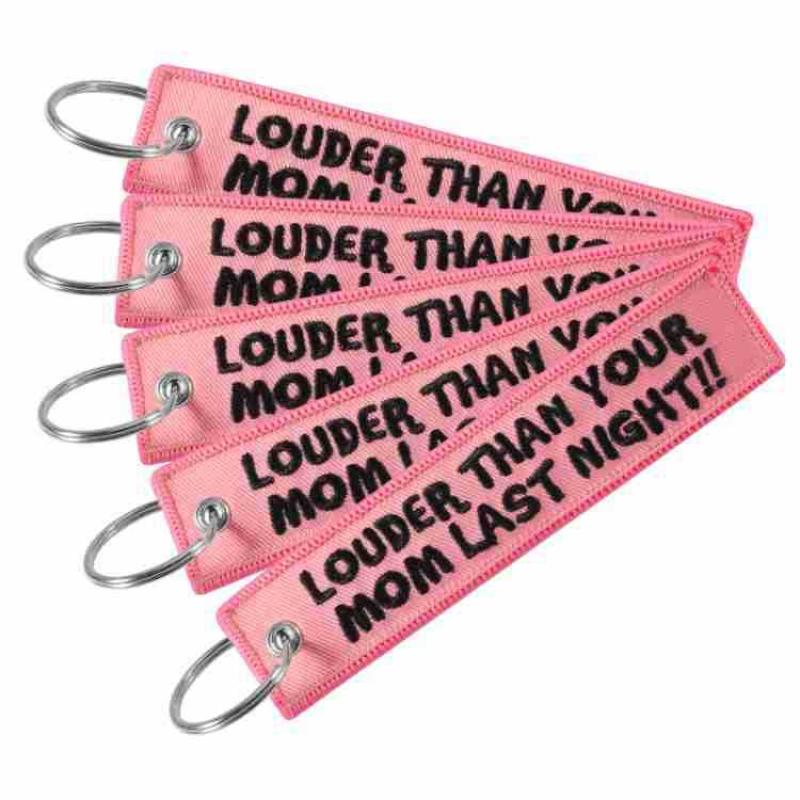 Embroidery Quote - 【IIOO】LOUDER THAN YOUR MOM 인용문 자수