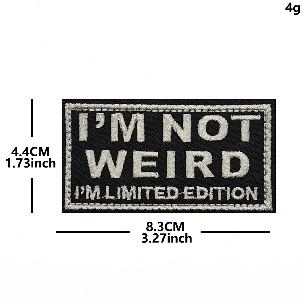 재미있는 영어 문구 영감을 주는 명언 흑백 자수 패치  - Embroidery Quote 리뷰 및 가격