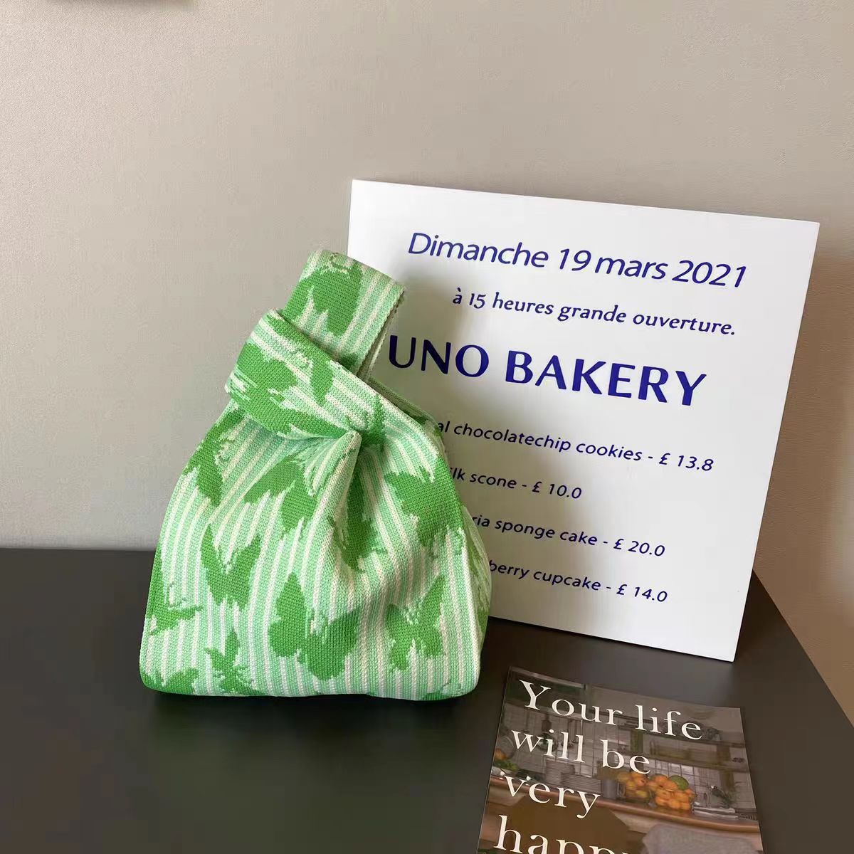 여성용 핸드메이드 니트 핸드백, 미니 매듭 손목 가방, - Embroidery Knot 리뷰 및 가격