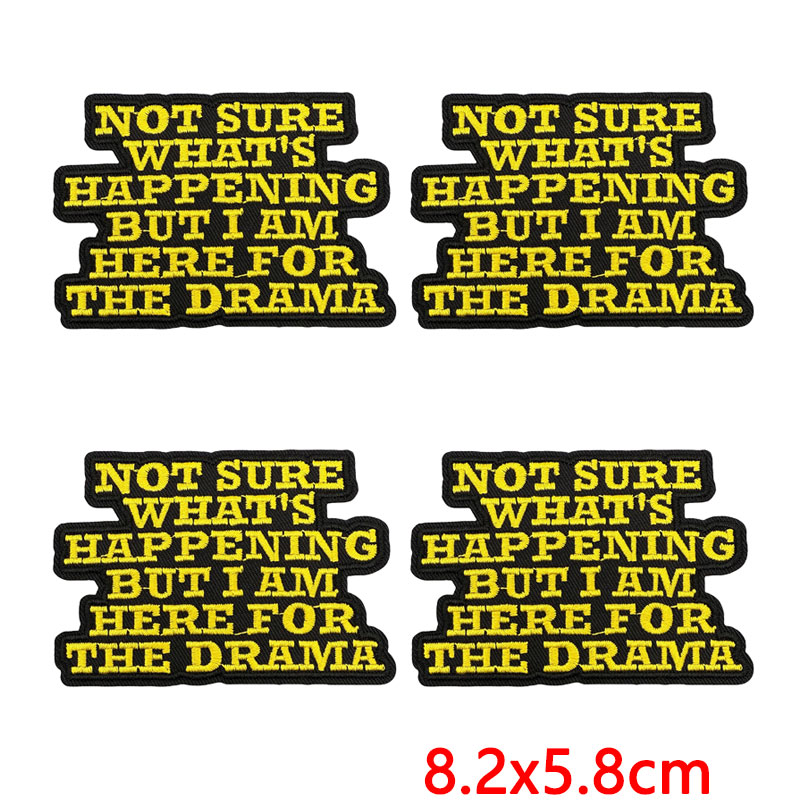 10개 재미있는 냉소적 인용문 자수 패치, 의류 배낭  - Embroidery Quote 리뷰 및 가격