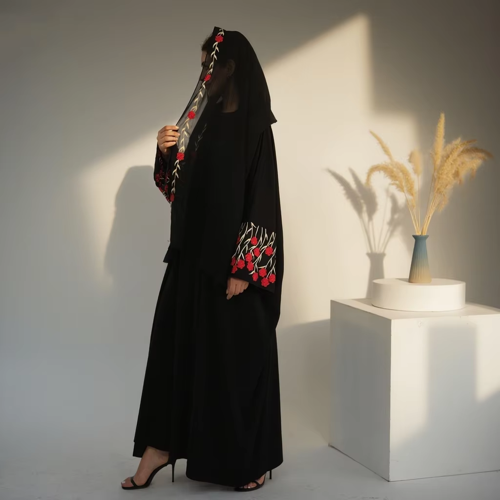 오픈 아바야 두바이 자수 무슬림 히잡 드레스 여성 이슬 - Embroidery Kebaya 리뷰 및 가격