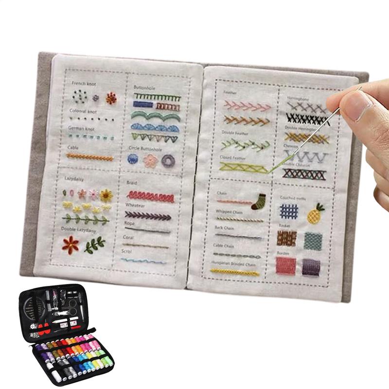 자수 스티치 책 성인을 위한 바느질 가이드 초보자와 자 - Embroidery Guide Book 리뷰 및 가격